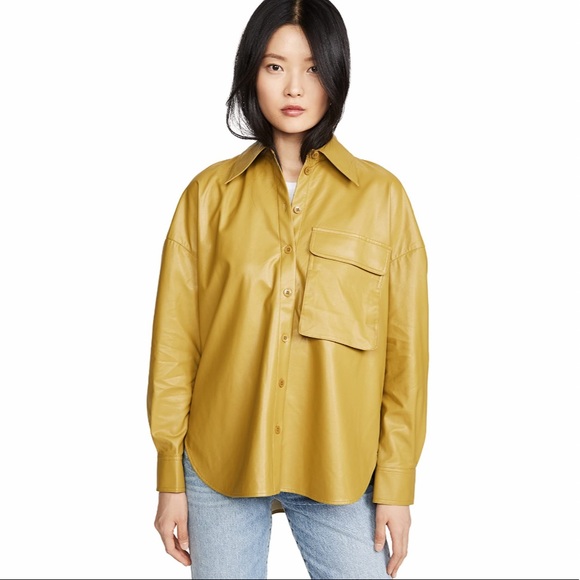 Faux Leather Shirt - Picture 3 of 13